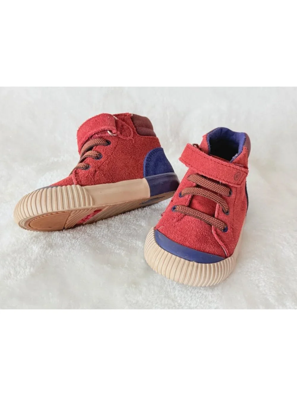 size 5 M SR Striderite Stride rite DUNE high top casual shoes sneakers boys rust